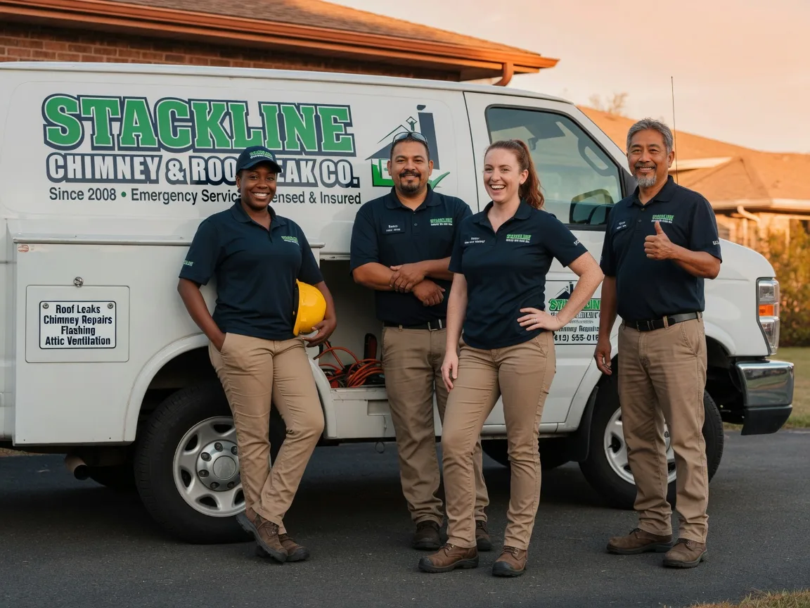 Chimney flashing repair company in Gasburg, VA